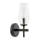 Modern European furniture - Faceted Clear Glass Wall Lamp - www.oroatrade.com