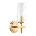 Modern European furniture - Faceted Clear Glass Wall Lamp - www.oroatrade.com