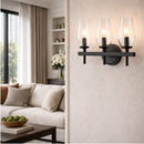 Modern European furniture - Faceted Clear Glass Wall Lamp - www.oroatrade.com