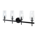 Modern European furniture - Faceted Clear Glass Wall Lamp - www.oroatrade.com