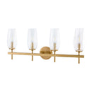 Modern European furniture - Faceted Clear Glass Wall Lamp - www.oroatrade.com