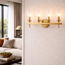 Modern European furniture - Faceted Clear Glass Wall Lamp - www.oroatrade.com
