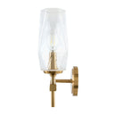 Modern European furniture - Faceted Clear Glass Wall Lamp - www.oroatrade.com