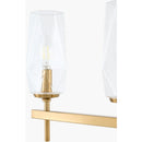 Modern European furniture - Faceted Clear Glass Wall Lamp - www.oroatrade.com