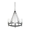 Modern European furniture - Faceted Clear Glass Chandelier - www.oroatrade.com