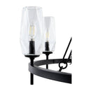 Modern European furniture - Faceted Clear Glass Chandelier - www.oroatrade.com