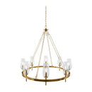 Modern European furniture - Faceted Clear Glass Chandelier - www.oroatrade.com