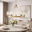 Modern European furniture - Faceted Clear Glass Chandelier - www.oroatrade.com