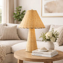 Contract furniture - Rattan Accent Table Lamp - www.oroatrade.com