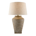 Hospitality furniture - Embossed Pattern Ceramic Table Lamp - www.oroatrade.com