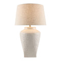 Hospitality furniture - Embossed Pattern Ceramic Table Lamp - www.oroatrade.com