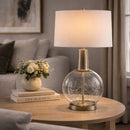 Modern European furniture - Clear Glass Base Table Lamp S - www.oroatrade.com