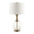 Modern European furniture - Clear Glass Base Table Lamp L - www.oroatrade.com
