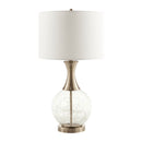Modern European furniture - Clear Glass Base Table Lamp L - www.oroatrade.com