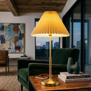 Modern European furniture - Pleated Fabric Accent Table Lamp - www.oroatrade.com