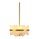 Contract furniture - White Stone 4-Light Pendant Lamp - www.oroatrade.com