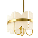 Contract furniture - White Stone 4-Light Pendant Lamp - www.oroatrade.com