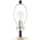 Contract furniture - Glazed Brown Ceramic Table Lamp - www.oroatrade.com
