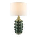 Modern European furniture - Embellished Green Ceramic Table Lamp - www.oroatrade.com