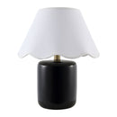Hospitality furniture - Scalloped Seagrass Ceramic Table Lamp - www.oroatrade.com