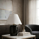 Hospitality furniture - Scalloped Seagrass Ceramic Table Lamp - www.oroatrade.com