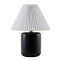 Contract furniture - Ceramic Pleated Linen Table Lamp - www.oroatrade.com