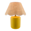Modern European furniture - Scalloped Edge Seagrass Table Lamp - www.oroatrade.com