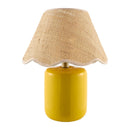 Modern European furniture - Scalloped Edge Seagrass Table Lamp - www.oroatrade.com