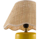 Modern European furniture - Scalloped Edge Seagrass Table Lamp - www.oroatrade.com
