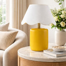 Hospitality furniture - Scalloped Seagrass Ceramic Table Lamp - www.oroatrade.com