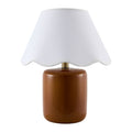 Hospitality furniture - Scalloped Seagrass Ceramic Table Lamp - www.oroatrade.com