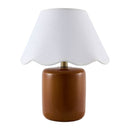 Hospitality furniture - Scalloped Seagrass Ceramic Table Lamp - www.oroatrade.com