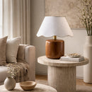 Hospitality furniture - Scalloped Seagrass Ceramic Table Lamp - www.oroatrade.com