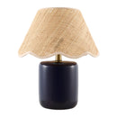 Scalloped Edge Seagrass Table Lamp | Kuda Home Marivela | oroatrade.com