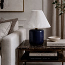 Contract furniture - Ceramic Pleated Linen Table Lamp - www.oroatrade.com