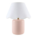 Hospitality furniture - Scalloped Seagrass Ceramic Table Lamp - www.oroatrade.com