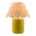 Modern European furniture - Scalloped Edge Seagrass Table Lamp - www.oroatrade.com