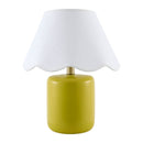 Hospitality furniture - Scalloped Seagrass Ceramic Table Lamp - www.oroatrade.com