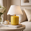 Hospitality furniture - Scalloped Seagrass Ceramic Table Lamp - www.oroatrade.com
