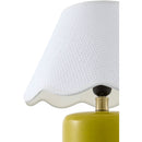Hospitality furniture - Scalloped Seagrass Ceramic Table Lamp - www.oroatrade.com
