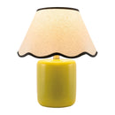 Contract furniture - Scalloped Linen Ceramic Table Lamp - www.oroatrade.com