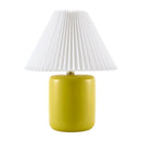 Contract furniture - Ceramic Pleated Linen Table Lamp - www.oroatrade.com