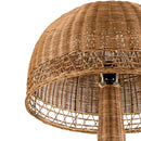 Modern European furniture - Rattan Dome Accent Floor Lamp - www.oroatrade.com