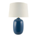 Contract furniture - Blue Ceramic Accent Table Lamp - www.oroatrade.com