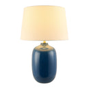 Contract furniture - Blue Ceramic Accent Table Lamp - www.oroatrade.com