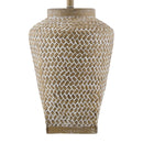 Modern European furniture -  Carved Ceramic Accent Table Lamp - www.oroatrade.com