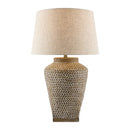 Modern European furniture -  Carved Ceramic Accent Table Lamp - www.oroatrade.com