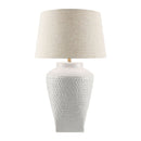 Modern European furniture -  Carved Ceramic Accent Table Lamp - www.oroatrade.com