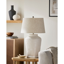 Modern European furniture -  Carved Ceramic Accent Table Lamp - www.oroatrade.com