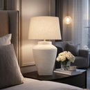 Modern European furniture -  Carved Ceramic Accent Table Lamp - www.oroatrade.com